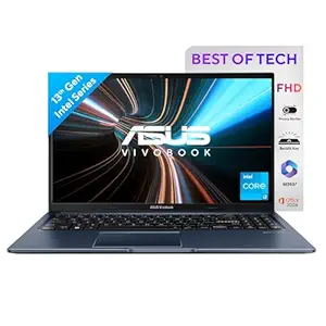 ASUS Vivobook 15, Light Weight Laptop, 13th Gen, Intel Core i3-1315U (8GB/512GB/Intel UHD Graphics/39.62 cms (15.6) FHD/Win 11 Home) X1504VA-NJ320WS